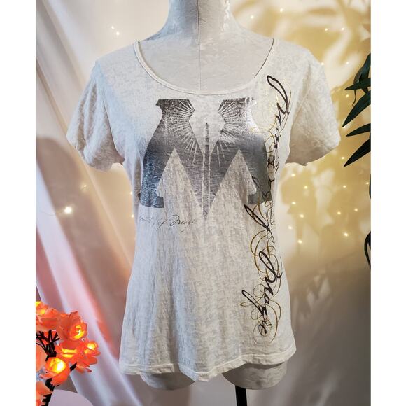 The Wizarding World of Harry Potter Women's Ministry of Magic Burnout Tee Size L - Picture 1 of 7
